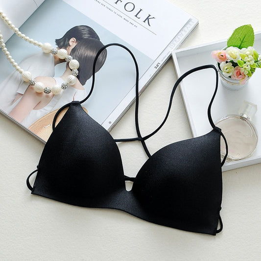 Seamless Women  Hollow Out Bra For Women Wireless Thin Underwear Sexy Lingerie Soft Bras Bralette